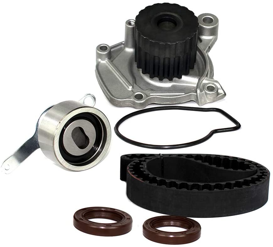 DNJ TBK297WP Timing Belt Kit with Water Pump/For 1996-2000 / Honda/Civic, Civic del Sol / 1.6L / SOHC / L4 / 16V / 1590cc, 97cid / D16Y5, D16Y7, D16Y8