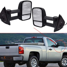 RainMan S Towing Power Heated Signal Side View Mirror fit for Chevy Towing Mirrors Chevrolet Silverado Side Mirror GMC Yukon Tow Mirrors Pair 2007-2013