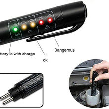 HZGrille 2 Pc Brake Fluid Tester Pen,Brake Fluid Liquid Tester Pen with 5 LED Indicators, Auto Brake Diagnostic Testing Tool for DOT3 DOT4 DOT5.1 Brake Fluid