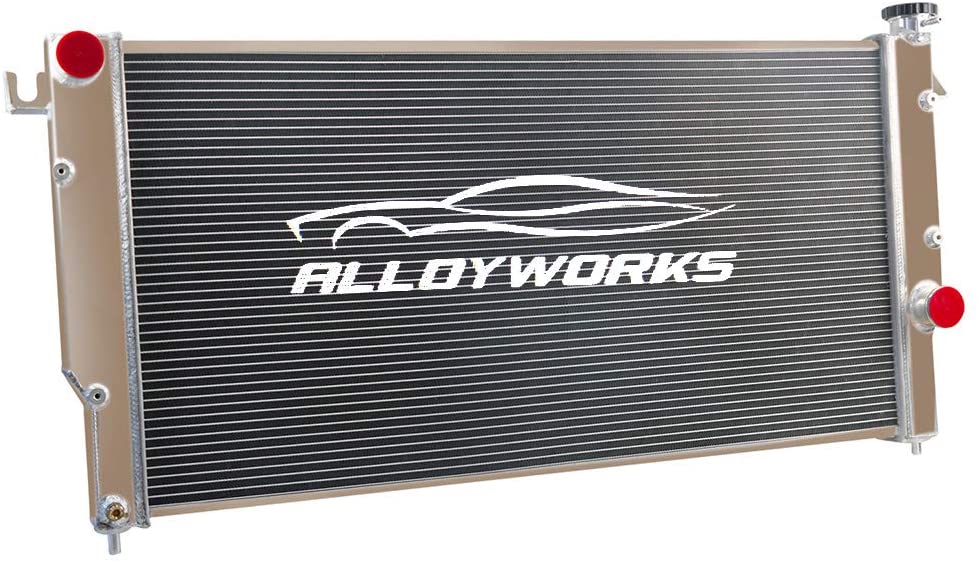 ALLOYWORKS 3 Row Core Aluminum Radiator For 1994-2002 Dodge Ram 2500/3500 5.9L L6 Diesel Cummins