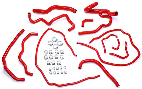 HPS 57-1511-RED Silicone Radiator and Heater Hose Kit Coolant