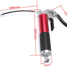 Dromedary Portable 4,500 PSI Manual Heavy Duty Professional Quality 500cc Grease Gun with Flex Hose & Connector 940798