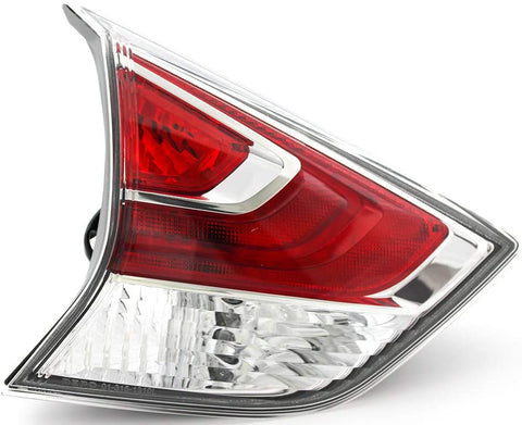 For Nissan Rogue Inner Back Up Reverse Tail Light 2014 2015 2016 Driver Left Side Taillamp Assembly Replacement