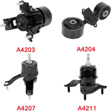 OCPTY Engine Motor Mount Set 4PCS Compatible with 2002 2003 2004 2005 2006 for oyota Camry 2.4L