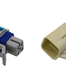 Michigan Motorsports GREY 02 Oxygen Sensor Extension Square 4 Pin LS1 LS2 O2 Wire Harness Gray 24 inches long