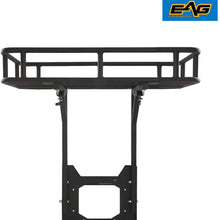 EAG Rear Cargo Carrier Basket on OE Tailgate with Jack Mount Compatible with 07-18 Wrangler JK
