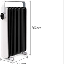 LYYAN 2200W Oil-Cooled Heater Fast Heating Three-Speed Adjustable Household Energy-Saving Electric Heater (Black)