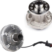 ECCPP Water Pump Engine Cooling Fan Clutch Kit fits for 2004 2007 for ford F-250 Super Duty 6.0L 125-2450 AW6058