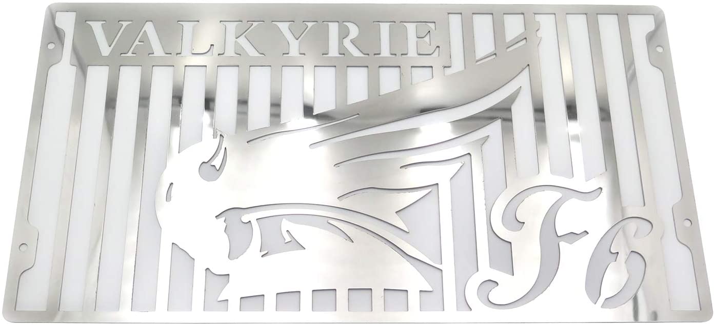 XKMT-Stainless Steel Radiator Grille Guard Cover Protector Compatible With Honda VALKYRIE GL1500 Chromed [B00YWCRWOO]