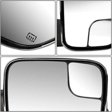 DNA Motoring TWM-012-T999-CH-SM+DM-074 Pair of Towing Side Mirrors + Blind Spot Mirrors
