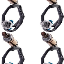 TUPARTS Oxygen Sensor O2 250-24470 Upstream Downstream Front Rear Fits for 2002-2003 Honda Passport 2002 Chevrolet Avalanche 1500 5.3L 2000-2002 GMC Yukon/Yukon XL 1500 5.3L