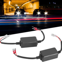 Acouto 12V-14V LED Light Decoder, H1/H3 Auto Car LED Light Decoder Headlight Error Free Canceller Anti-Flicker Resistors