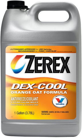 Zerex DEX-COOL Organic Acid Technology Antifreeze/Coolant 1 GA, Case of 6