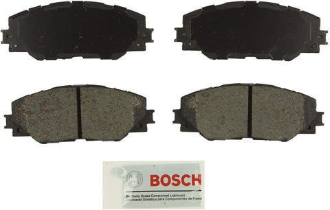 Bosch BE1211 Blue Disc Brake Pad Set for Pontiac: 2009-10 Vibe; Scion: 2011-16 tC; Toyota: 2009 Corolla, 2009-13 Matrix, 2006-15 RAV4 - FRONT