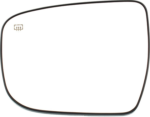 Kool Vue NS09GL Mirror Glass for Nissan Murano 15-17/Pathfinder 17-18/Rogue 14-18 Left Side Heated With Backing Plate