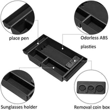 Salusy for 2019 GMC Sierra 1500 Accessories Chevy Silverado 1500 Center Console Organizer Tray-2020 Chevy Silverado/GMC Sierra 1500/2500 HD/3500 HD Armrest Box -Full Console w/Bucket Seats ONLY