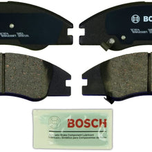 Bosch BC1074 QuietCast Premium Ceramic Disc Brake Pad Set For Kia: 2004-2009 Spectra, 2005-2009 Spectra5; Front