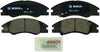 Bosch BC1074 QuietCast Premium Ceramic Disc Brake Pad Set For Kia: 2004-2009 Spectra, 2005-2009 Spectra5; Front