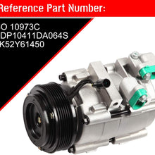cciyu AC Compressor and A/C Clutch for Kia Sedona 3.5L 2002-2005 CO 10973C Auto Repair Compressors Assembly