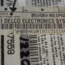 REUSED PARTS Communication Telematics Transceiver Fits 00-02 Grand Prix 12207559 25723912