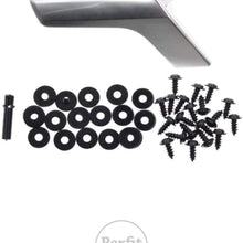 Perfit Liner Front Left Driver Side Inner Interior Chrome Door Handle Repair Kit With Screws For Mercedes Benz W204 C Class C300 C350 C63 X204 GLK280 GLK300 GLK350