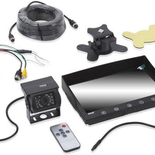 Upgraded 2017 Backup Rear View Car Truck Camera & Monitor System, Waterproof, 9" LCD Display Monitor, Night Vision, Anti Glare, For Truck, RV Trailer, Vans Reverse Parking, DC 12-24V - PLCMTR92