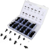 LUJUNTEC 242Pcs Bumper Retainer Clips Auto Fasteners Rivet Clips Body Fastener Clips with Plastic Box