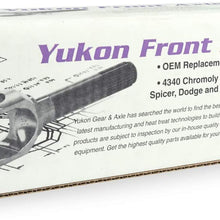 Yukon (YA W24168) 4340 Chrome-Moly Replacement Axle Kit with Spicer Joint for Jeep JK Rubicon 30-Spline Front Differential