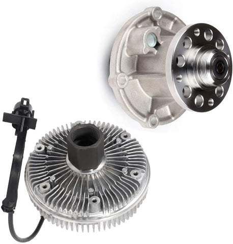 ECCPP Water Pump Engine Cooling Fan Clutch Kit fits for 2004 2007 for ford F-250 Super Duty 6.0L 125-2450 AW6058