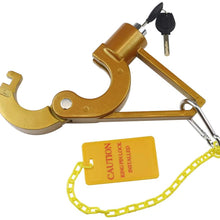 OKLEAD 5th Wheel King Pin Lock Heavy Duty Anti Theft Coupler Lock for Camper Tractor Trailers Rv