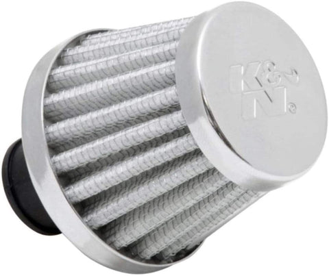 K&N Vent Air Filter/Breather: High Performance, Premium, Washable, Replacement Engine Filter: Flange Diameter: 0.375 In, Filter Height: 1.75 In, Flange Length: 0.5 In, Shape: Breather, 62-1600WT