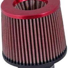 K&N Reverse Conical Universal Air Filter: High Performance, Premium,Replacement Filter: Flange Diameter: 3 In, Filter Height: 5 In, Flange Length: 1.75 In, Shape: Round Reverse Tapered, RR-3001