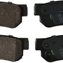 KFE KFE813-104 Ultra Quiet Advanced Premium Ceramic Brake Pad Rear Set Compatible with: Hyundai Sonata, Santa Fe, Elantra, Azera, Tucson, XG300, XG350; KIA Optima, Sportage, Amanti