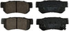 KFE KFE813-104 Ultra Quiet Advanced Premium Ceramic Brake Pad Rear Set Compatible with: Hyundai Sonata, Santa Fe, Elantra, Azera, Tucson, XG300, XG350; KIA Optima, Sportage, Amanti
