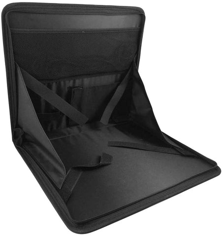 uxcell Foldable Car Seat Laptop Tray Table Food Holder Black