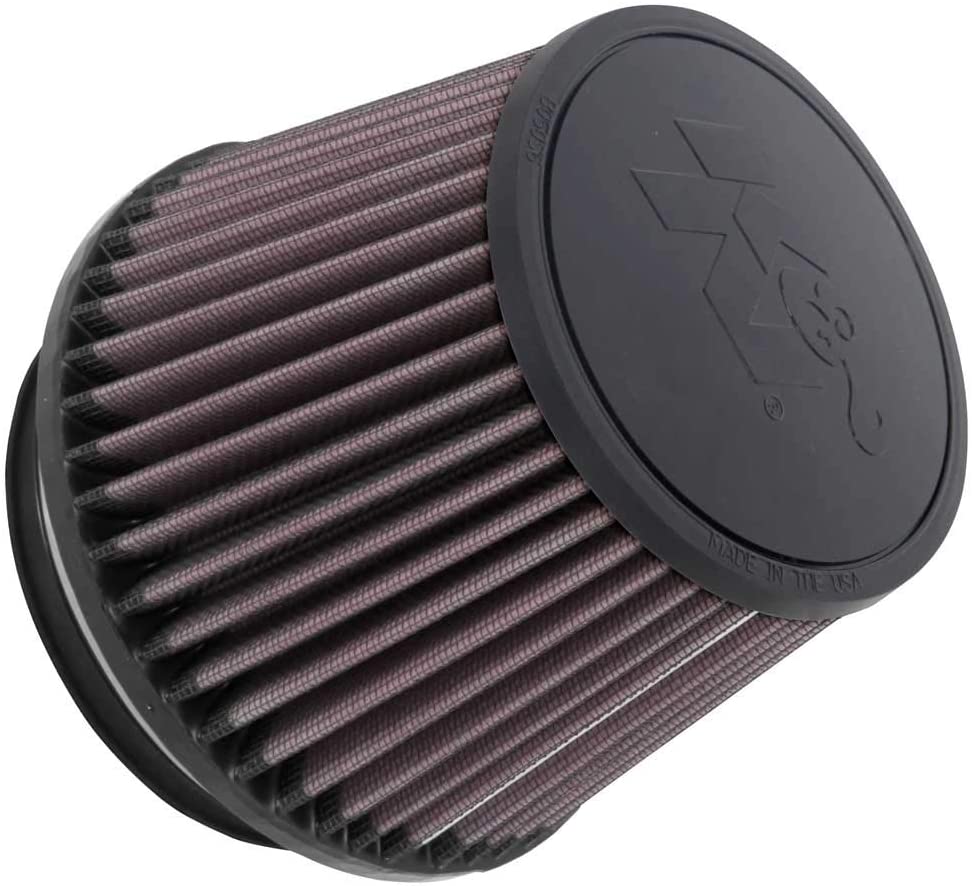 K&N Universal Clamp-On Air Filter: High Performance, Premium, Washable, Replacement Filter: Flange Diameter: 4.5 In, Filter Height: 4.5 In, Flange Length: 0.625 In, Shape: Round Tapered, RU-1005