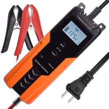 6V/12V 4A Battery Charger Smart Fully Automatic Charger Maintainer Portable Trickle Battery Charger With Winter Mode And Advanced Diagnostic Testing Functions