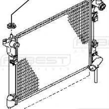 FEBEST NSB-048 Radiator Rubber Mount