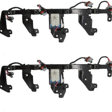 New OEM 2 Brackets + 2 Harnesses Pack For LS2 LS3 LS4 LS7 Engines, Compatible with ACDelco D514A D513A D510C