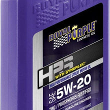 Royal Purple 36520-6PK HPS 5W-20 Synthetic Motor Oil with Synerlec Additive Technology - 1 qt. (Case of 6)