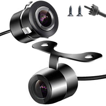 Backup Camera - Reverse Camera for Car&Trucks,HD Night Vision,170 Degrees Perfect Angle, IP69 Waterproof Stainless Steel Texture,Universal License Plate Rear View Camera