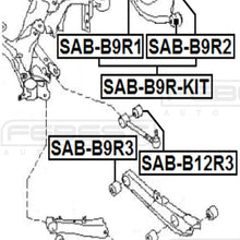 FEBEST SAB-B9R-KIT Rear Upper Arm Bushing