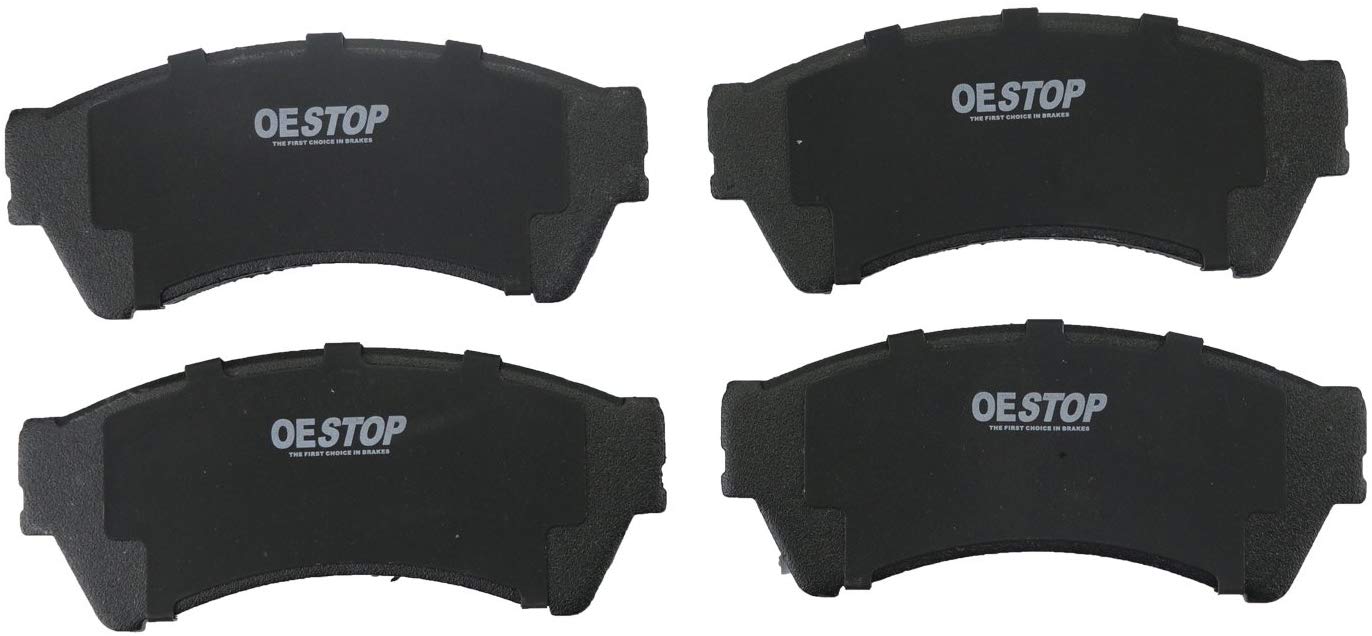 OE STOP OS1164 Ceramic Premium Brake Pad Set With Installation Hardware, Front, 1 Pack