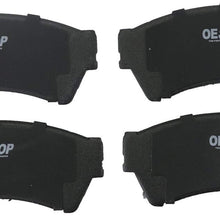 OE STOP OS1164 Ceramic Premium Brake Pad Set With Installation Hardware, Front, 1 Pack