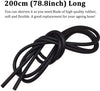 BUENNUS Car Windshield Washer Fluid Hose Kit,200cm (78.8inch) Windshield Sprayer Hose Windshield Jet Spray Wiper Hose Replacement with 4pcs Black Connectors to Connect Car Water Pump and Nozzles