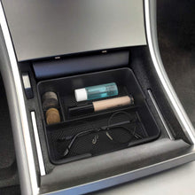 BASENOR Tesla Model 3 Model Y Center Console Organizer Tray Accessoies with Coin and Sunglass Holder for Tesla Model 3 Tesla Model Y