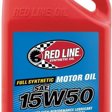 Red Line 11505-4PK 15W50 Motor Oil 128. Fluid_Ounces, 4 Pack