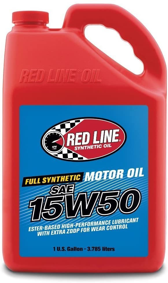 Red Line 11505-4PK 15W50 Motor Oil 128. Fluid_Ounces, 4 Pack