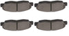 FINDAUTO Ceramic Brake Pads fit for 1997-1999 A-cura CL, 1990-2002 H-onda Accord, 1996-2011 H-onda Civic, 2010-2014 H-onda Insight