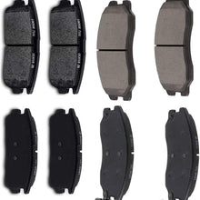 AUTOMUTO Front Rear Ceramic Brakes Pads Set fit for 2007-2009 Chevrolet Equinox,2007-2009 Pontiac Torrent,2008-2010 Saturn Vue,2007-2009 Suzuki XL-7